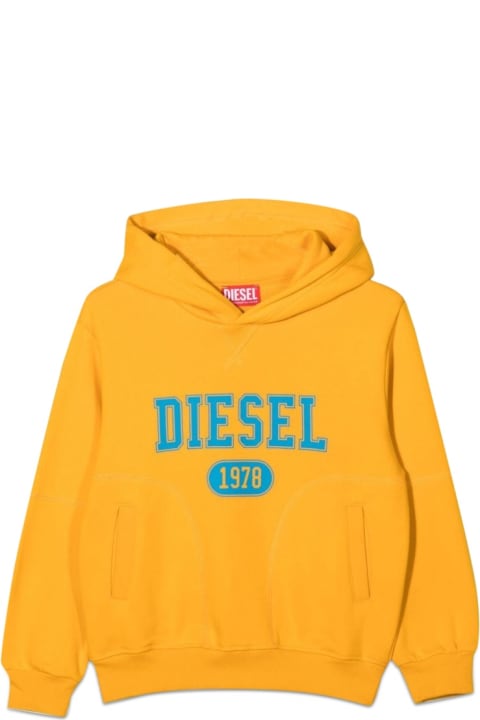 Sweaters & Sweatshirts for Boys Diesel Hooded Sweatshirt With Logo
