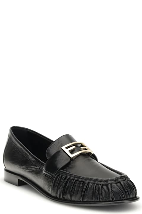 Fendi Nappa Baguette Loafers