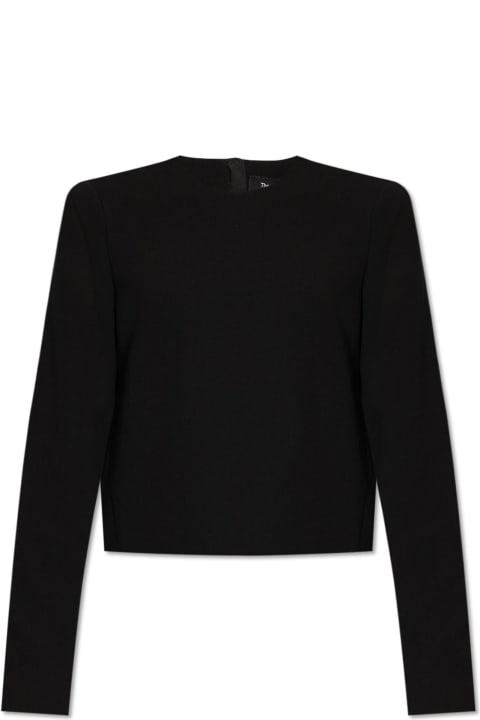 Theory Clothing for Women Theory Top With Padded Shoulders