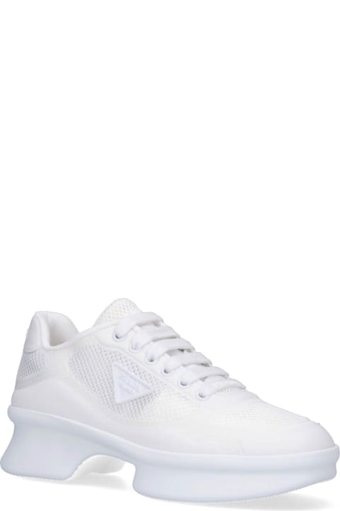 Prada for Kids Prada Logo Sneakers