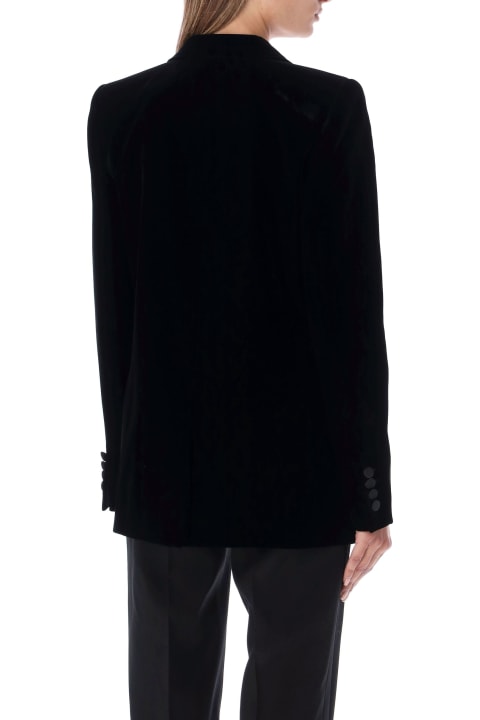 Saint Laurent Coats & Jackets for Women Saint Laurent Velvet Tuxedo Jacket