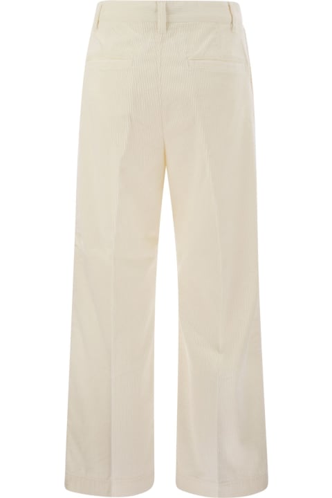 Homeware Ralph Lauren Corduroy Wide-leg Cropped Trouser Polo Ralph Lauren