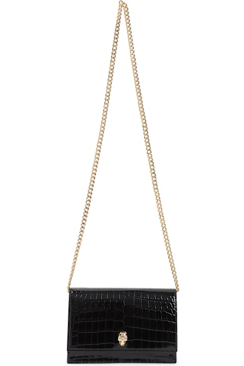 أدوات منزلية Alexander McQueen Small Skull Clutch