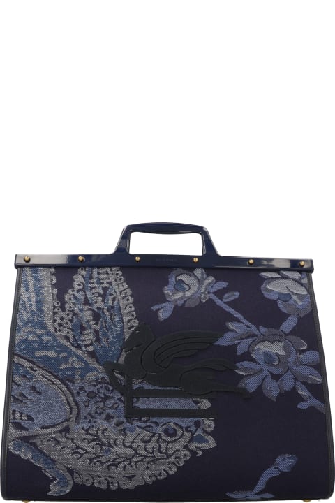 Etro lover Trotter Large Shopping Bag italist