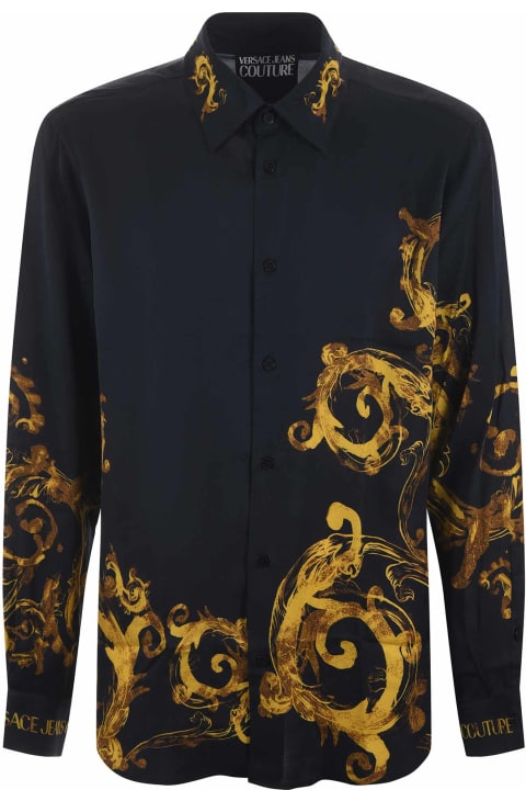 メンズ シャツ Versace Jeans Couture Baroque Shirt