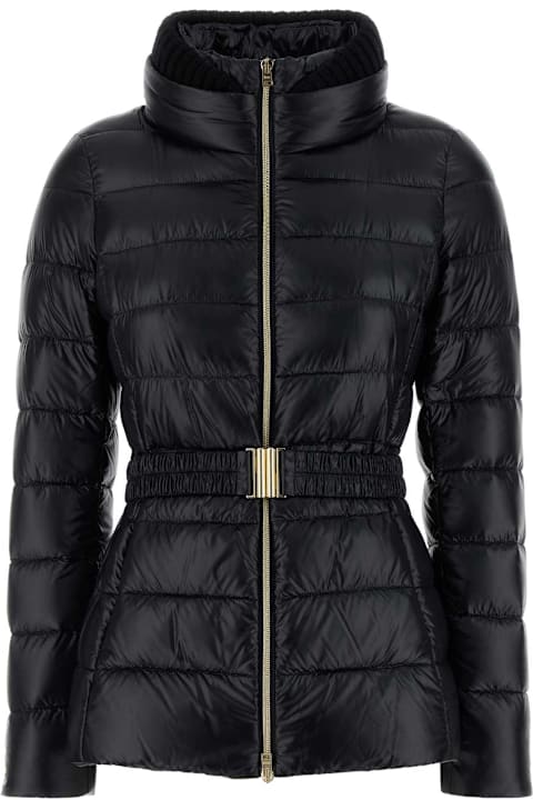 Herno Clothing for Women Herno Black Nylon Down Jacket