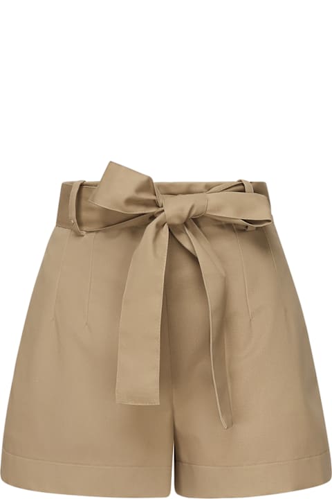 Moncler Pants & Shorts for Women Moncler Gabardine Shorts