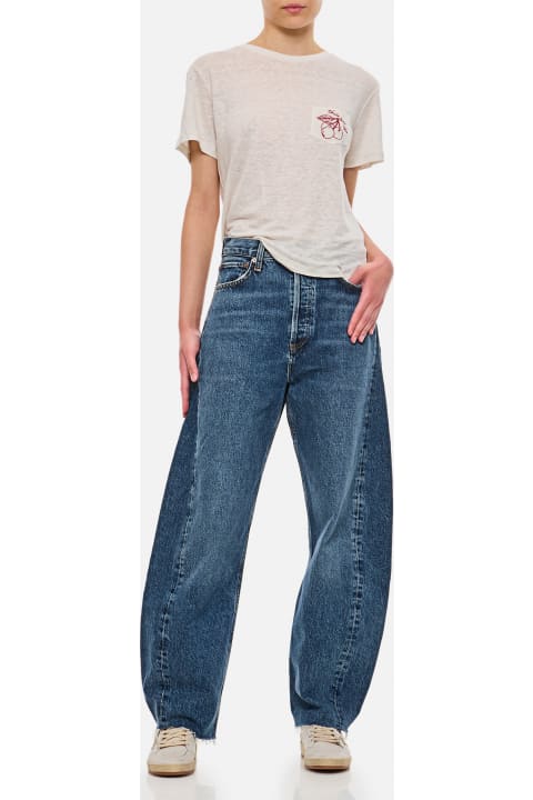 Jeans for Women AGOLDE Luna Pieced Organic Cotton Denim Pants