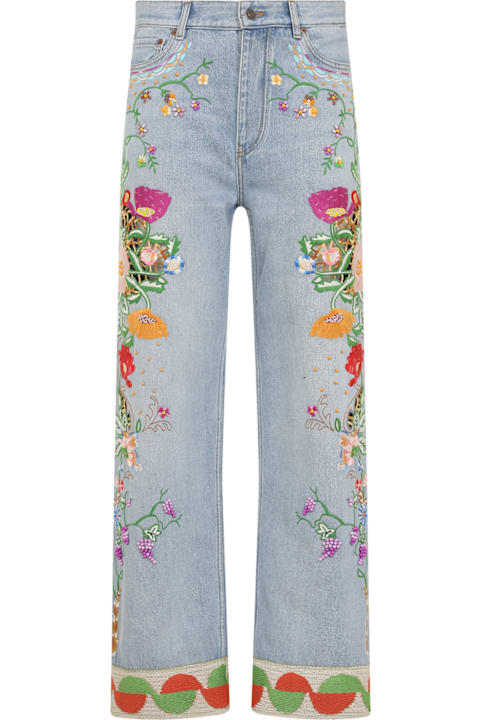 Jeans for Women Valentino Embroidered Jeans