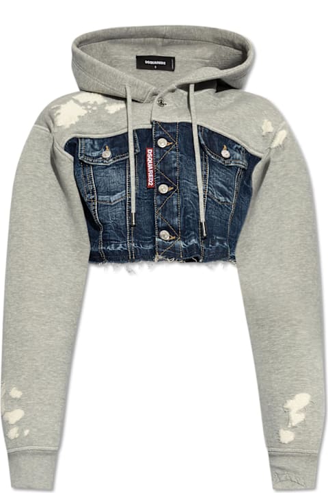 Dsquared2 Coats & Jackets for Women Dsquared2 Dsquared2 Jacket With Combined Materials
