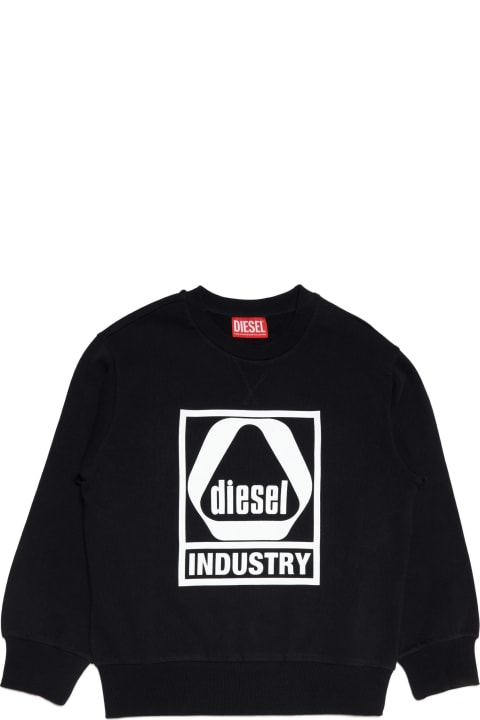 Diesel for Kids Diesel Sindu Over Sweat-shirt Diesel Crew-neck Sweatshirt With Utility Print