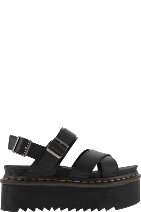 Dr. Martens Women Dr. Martens Voss Ii Leather Sandals With Straps