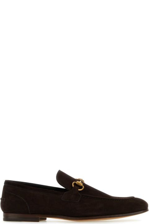 Gucci Loafers & Boat Shoes for Women Gucci Chocolate Suede Loafers