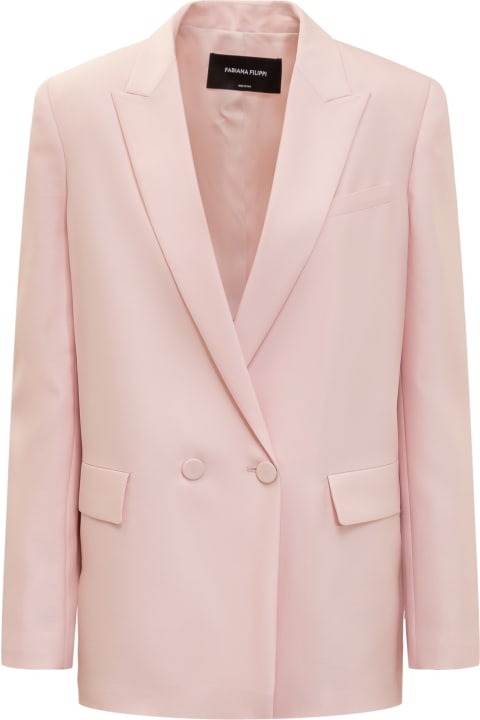 Fabiana Filippi Coats & Jackets for Women Fabiana Filippi Radzmir Wool And Silk Blazer