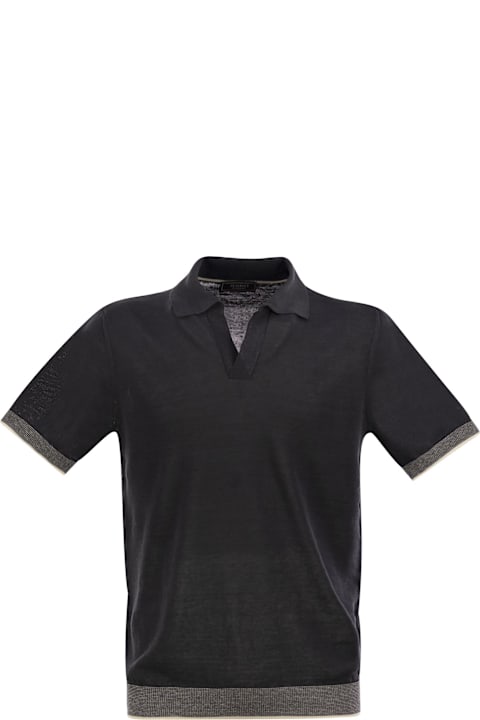 Peserico Topwear for Women Peserico Polo Shirt In Linen And Cotton Yarn