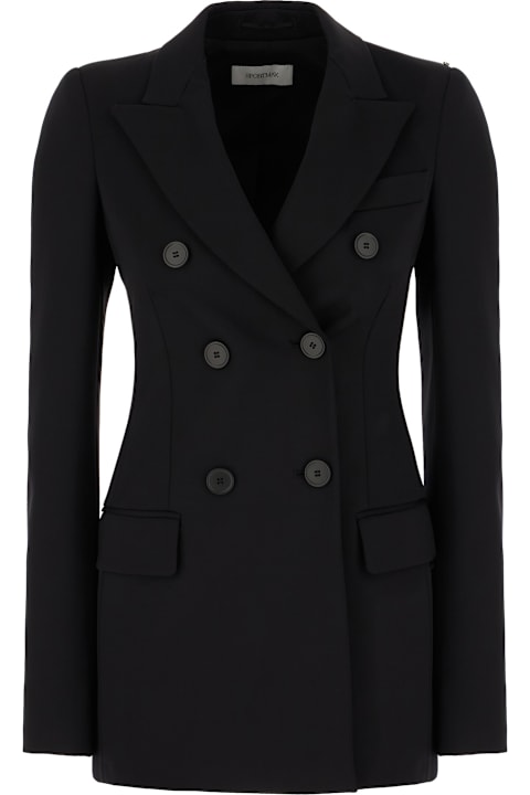 SportMax Coats & Jackets for Women SportMax Black Stretch Nylon Blazer
