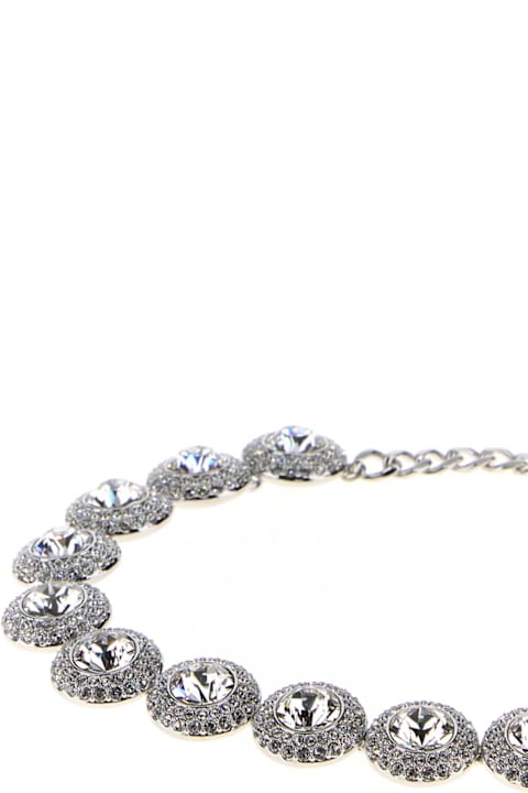 Swarovski for Men Swarovski Embellished Metal Una Angelic Necklace