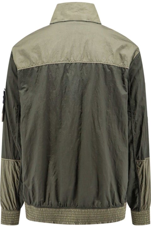 Coats & Jackets for Men Stone Island Watro-tc Logo Patch Lightweight Jacket