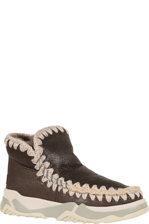 Mou أحذية سنيكرز لـ السيدات Mou Eskimo Trainer Overstitching