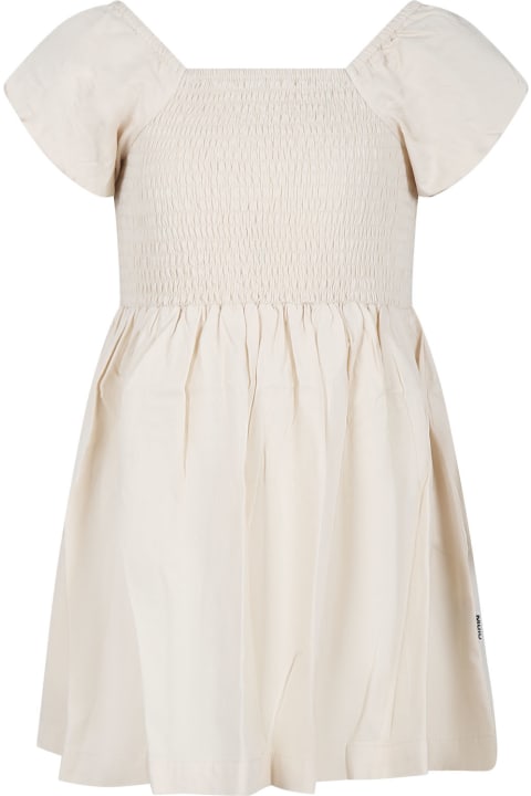 Molo Dresses for Girls Molo Ivory Dress For Girl