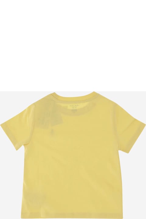 Polo Ralph Lauren Topwear for Baby Boys Polo Ralph Lauren Cotton T-shirt With Logo