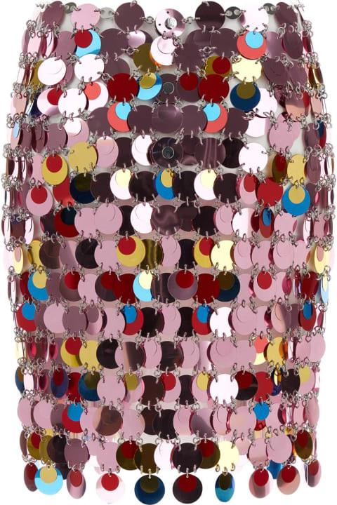 Homeware Paco Rabanne Multicolor Maxi Sequins Skirt