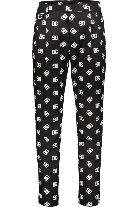 Dolce & Gabbana Clothing for Men Dolce & Gabbana Printed Cotton Trousers