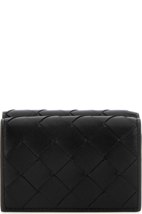Accessories Sale for Women Bottega Veneta Black Nappa Leather Wallet