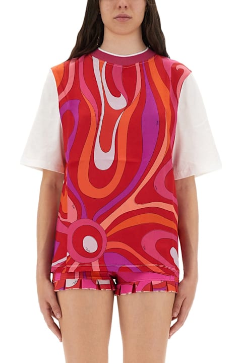 Pucci for Women Pucci T-shirt With "iris" Print