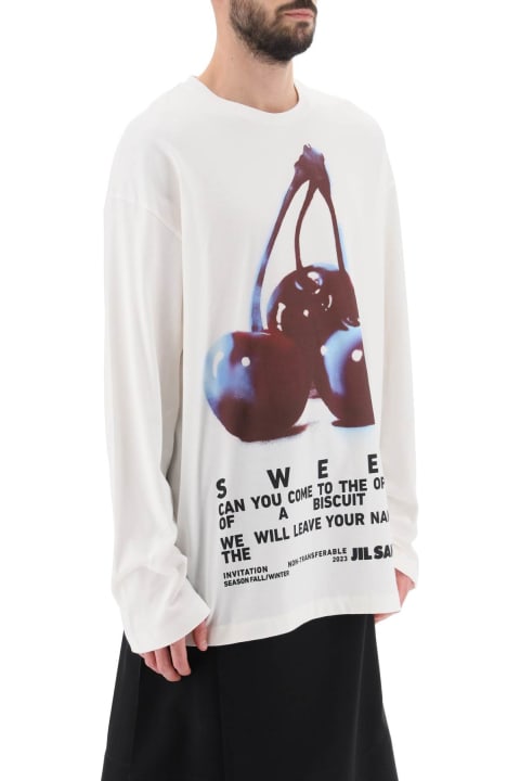 メンズ Jil Sanderのトップス Jil Sander Long-sleeved T-shirt With Print