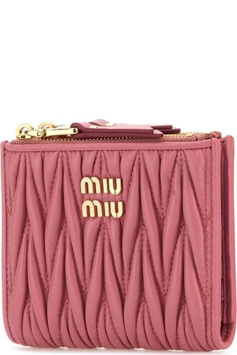 Miu Miu Wallets for Women Miu Miu Pink Leather Wallet