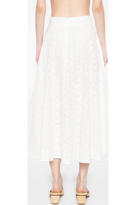 Zimmermann for Kids Zimmermann Crush Cotton Midi Skirt