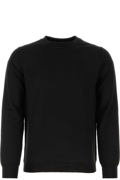 Fashion for Men Maison Margiela Black Wool Blend Sweater