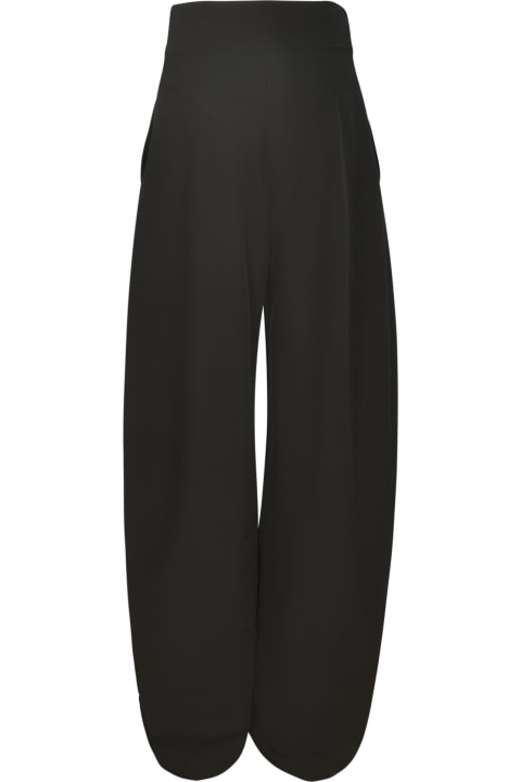 Alessandro Vigilante Clothing for Women Alessandro Vigilante Wide Leg Plain Trousers