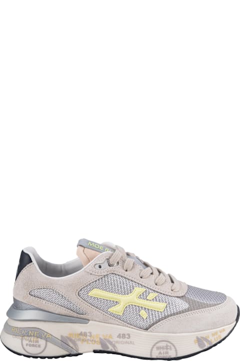 Laced Shoes for Women Premiata Premiata Flat Shoes Grey