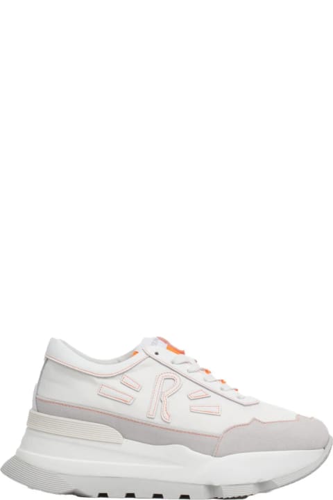 Ruco Line Sneakers for Women Ruco Line Aki 300 Bomber White Orange Sneakers