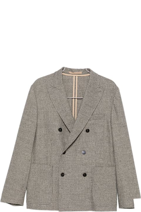 Paolo Pecora for Kids Paolo Pecora Paolo Pecora Double-breasted Wool Jacket