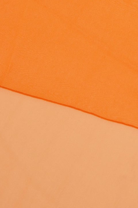 Scarves & Wraps for Women Alberta Ferretti Orange Silk Scarf