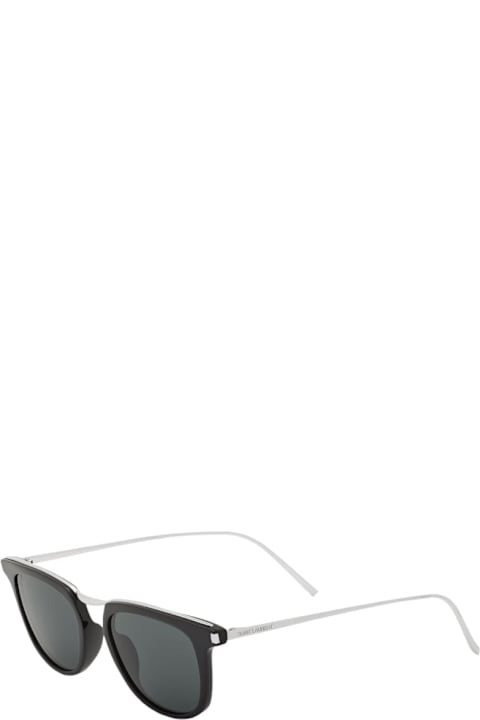 Saint Laurent Eyewear Eyewear for Men Saint Laurent Eyewear Sl 753 - Silver 6 Black Sunglasses