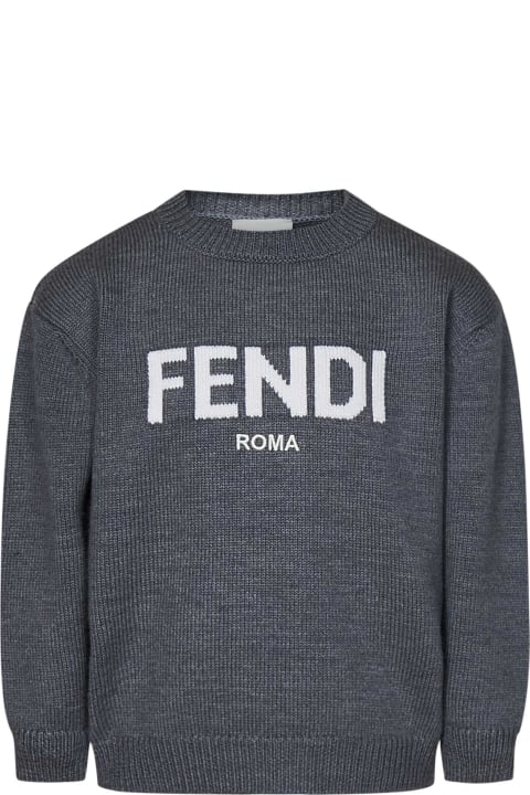 Fendi Topwear for Girls Fendi Kids Sweaters
