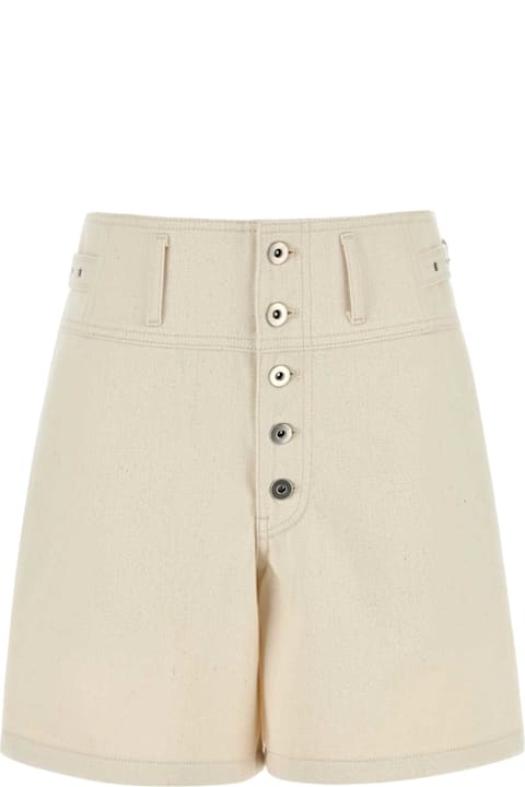 Jil Sander Pants & Shorts for Women Jil Sander Sand Denim Bermuda Shorts