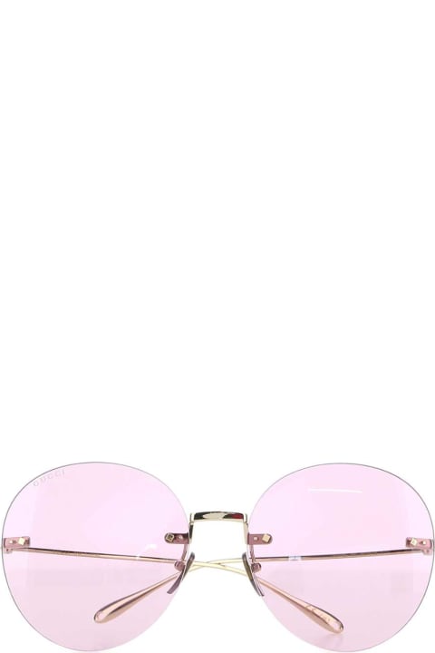 Gucci Accessories for Women Gucci Gold Metal Sunglasses