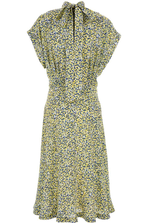 Bottega Veneta Clothing for Women Bottega Veneta Printed Silk Dress