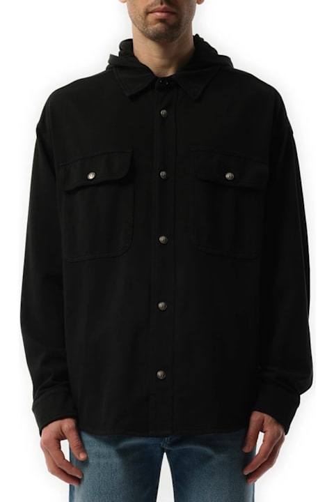 Palm Angels Clothing for Men Palm Angels Classic Logo Hooded Overshirt