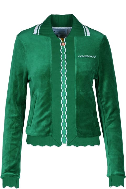 Fashion for Kids Casablanca 
track
 Green Cotton Blend Sweatshirt