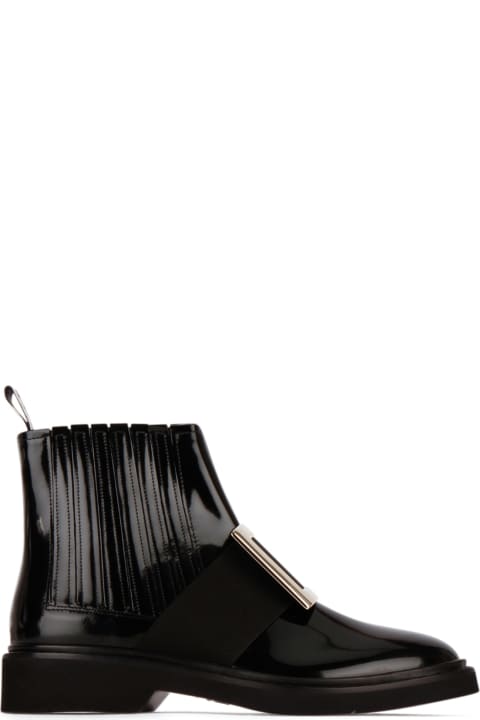 Roger Vivier Viv Rangers Met Buc Chels Bootie 25