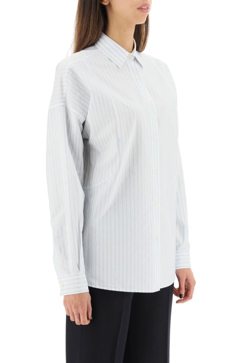 Stella McCartney Topwear for Women Stella McCartney S-wave Oversized Cotton Shirt