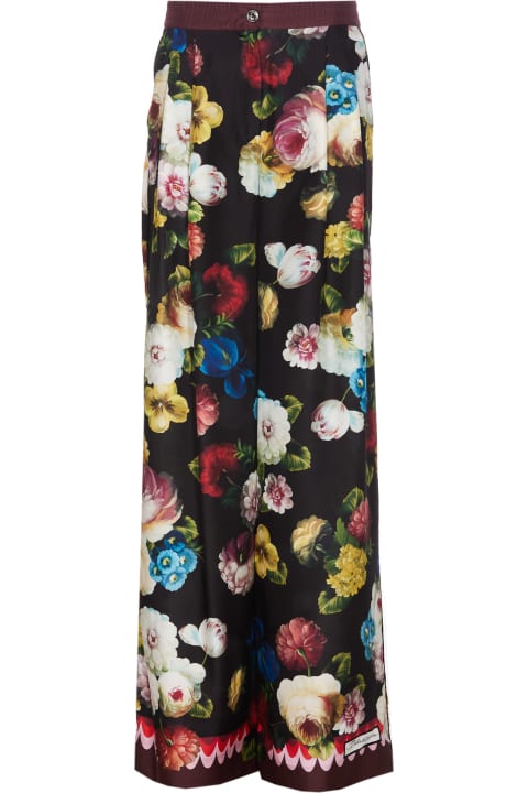 Dolce & Gabbana Sale for Women Dolce & Gabbana Pants With Floral Print