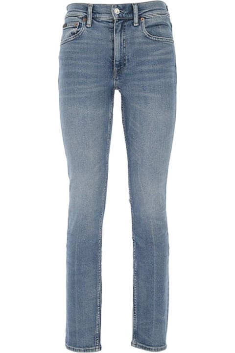 Polo Ralph Lauren Jeans for Women Polo Ralph Lauren Whiskering Effect Slim-cut Jeans Jeans