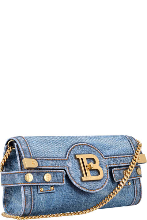 Homeware Balmain B Buzz Pouch 23 Denim